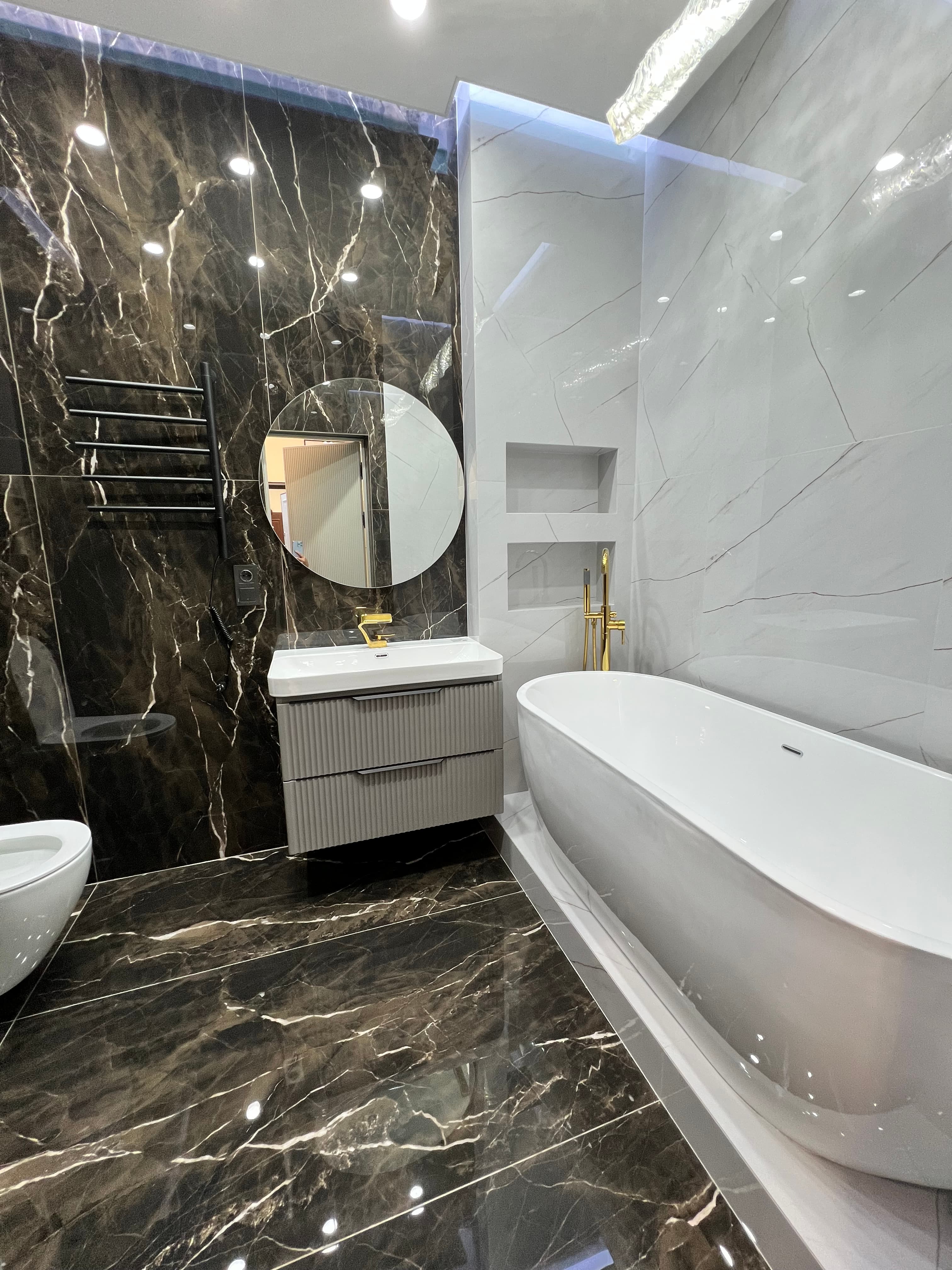 Элитка, 2 ком, 90 м2, этаж 7/12, ж/к Асанбай Сити (Asanbay City), Сост: Евроремонт - фото 9