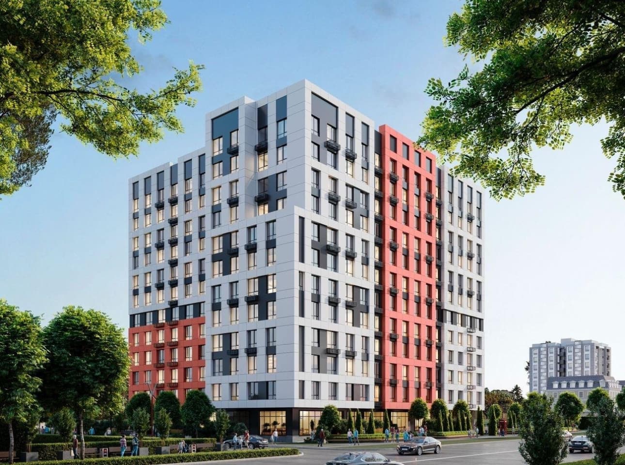 Элитка, 1 ком, 46.26 м2, этаж 12/12, ж/к Sun House-2 (Сан Хаус-2), Сост: Строящийся ПСО - фото 1