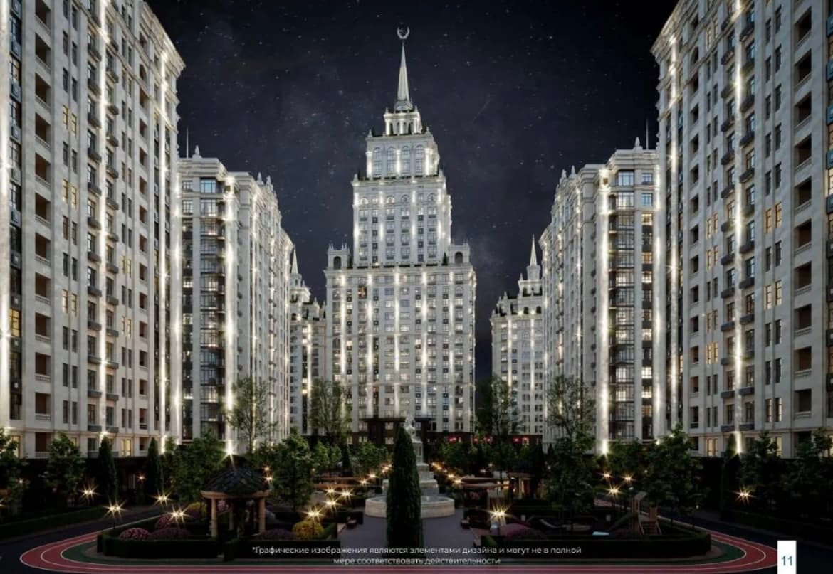 Элитка, 2 ком, 78 м2, этаж 14/15, ж/к Москва Сити (Moskva City Микрорайон Асанбай) - фото 2