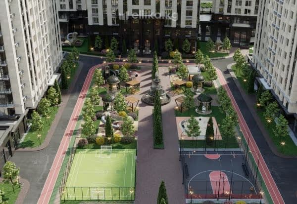 Элитка, 3 ком, 118 м2, этаж 15/17, ж/к Москва Сити (Moskva City Микрорайон Асанбай), Сост: Строящийся ПСО - фото 1