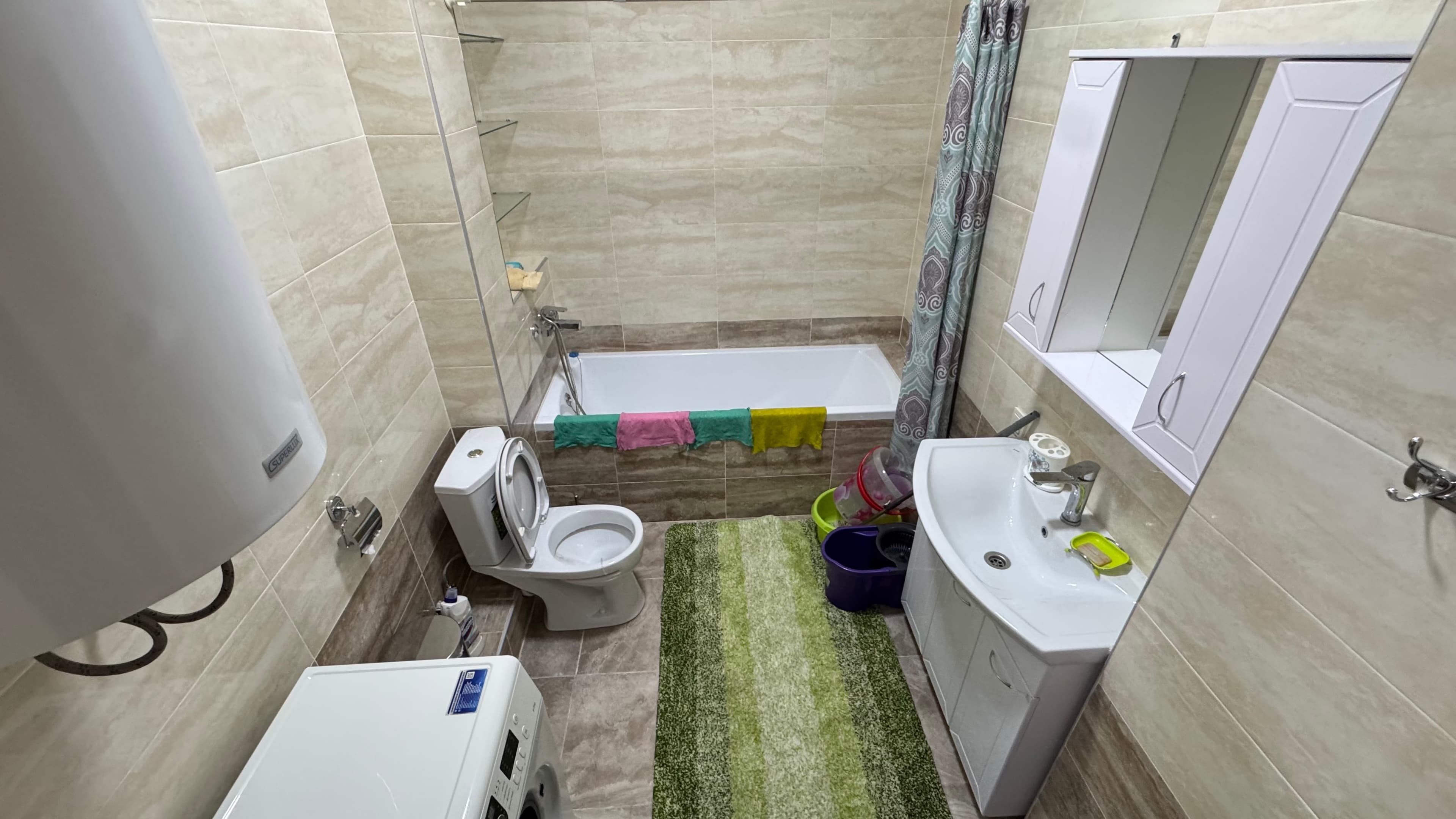 Элитка, 150 м2, этаж 5/10, ж/к Алымбек и Курманжан Датка, Сост: Евроремонт - фото 16