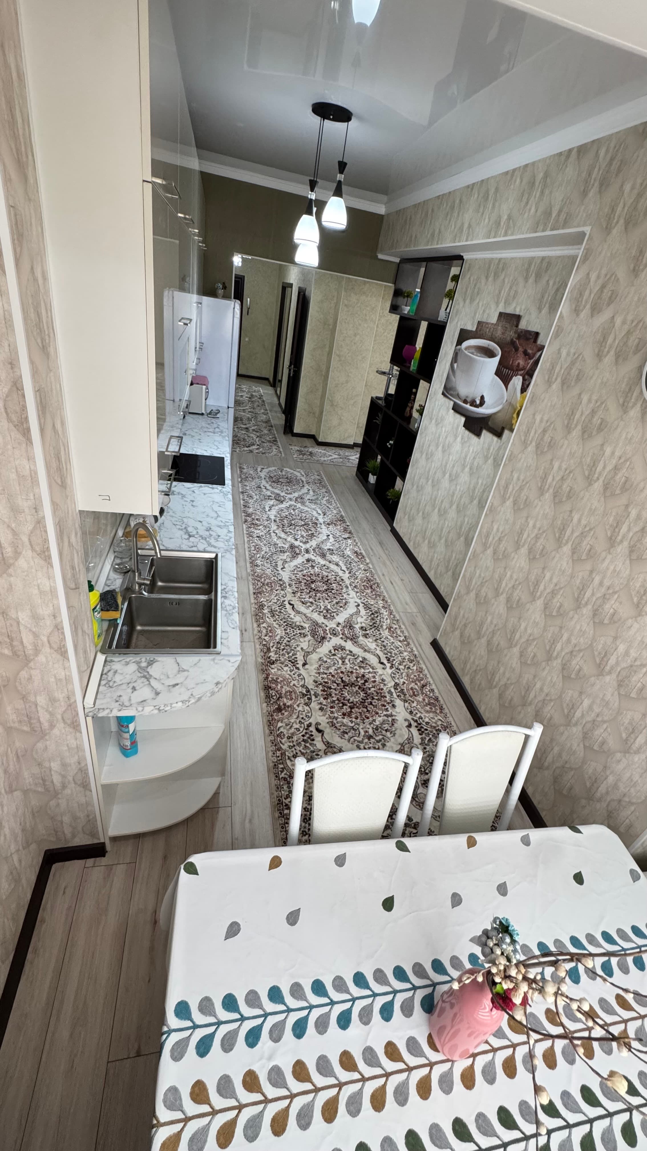 Элитка, 150 м2, этаж 5/10, ж/к Алымбек и Курманжан Датка, Сост: Евроремонт - фото 20