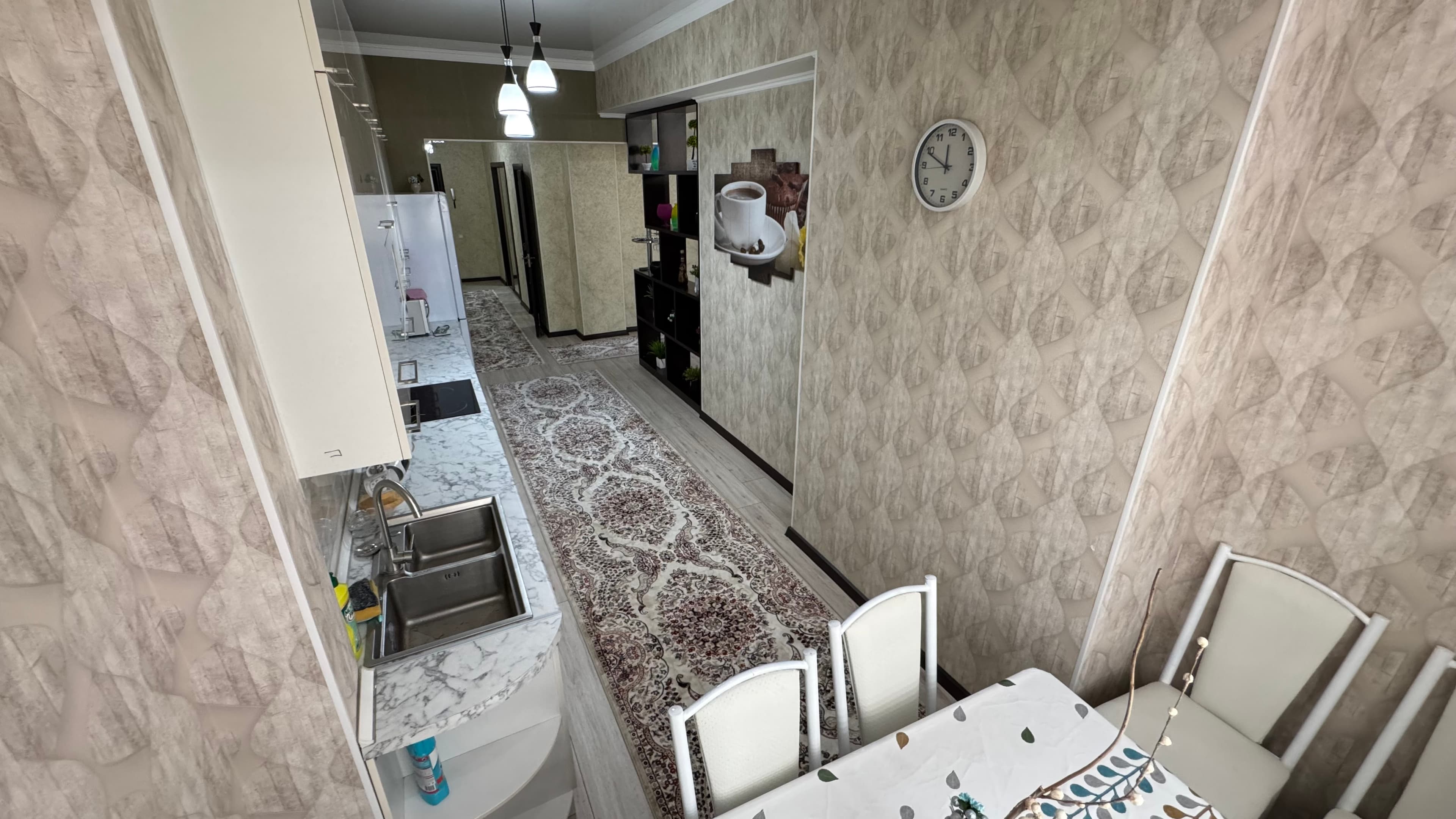 Элитка, 150 м2, этаж 5/10, ж/к Алымбек и Курманжан Датка, Сост: Евроремонт - фото 21