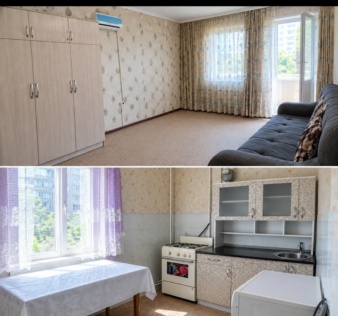 1 ком, 105 серия, 38 м2, этаж 4/5, Сост: Среднее - фото 1