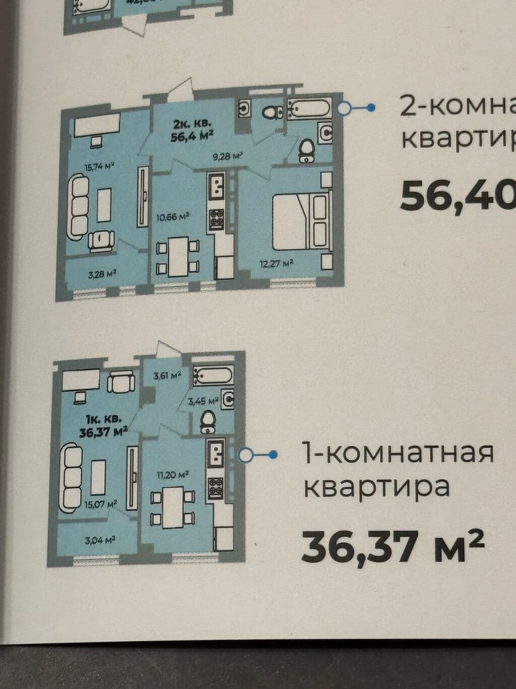 Элитка, 1 ком, 37 м2, этаж 17/18, ж/к ЖК Нова (Nova), Сост: Строящийся ПСО - фото 2