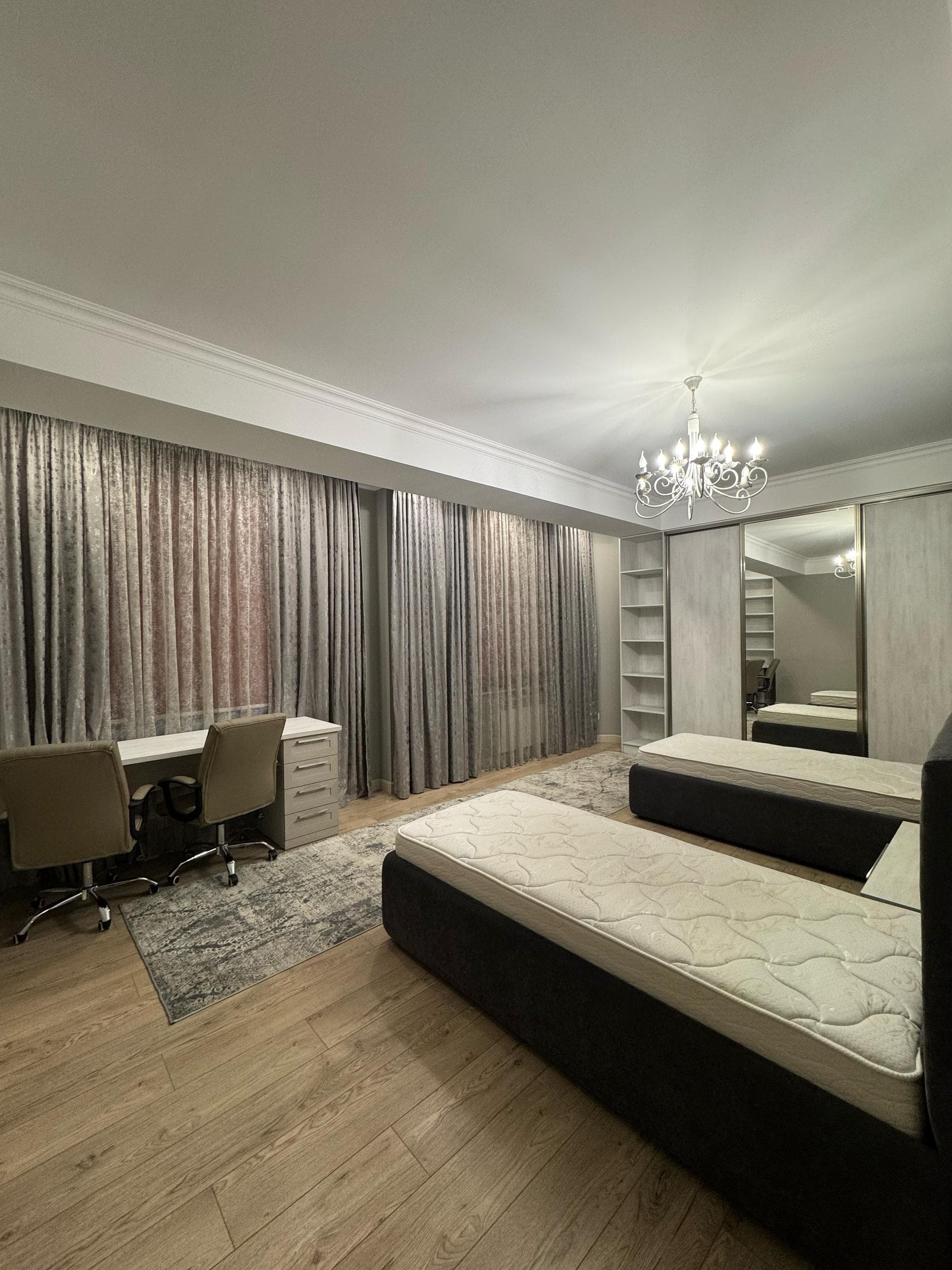 Элитка, 3 ком, 114.7 м2, этаж 6/13, ж/к Алымбек и Курманжан Датка, Сост: Евроремонт - фото 5