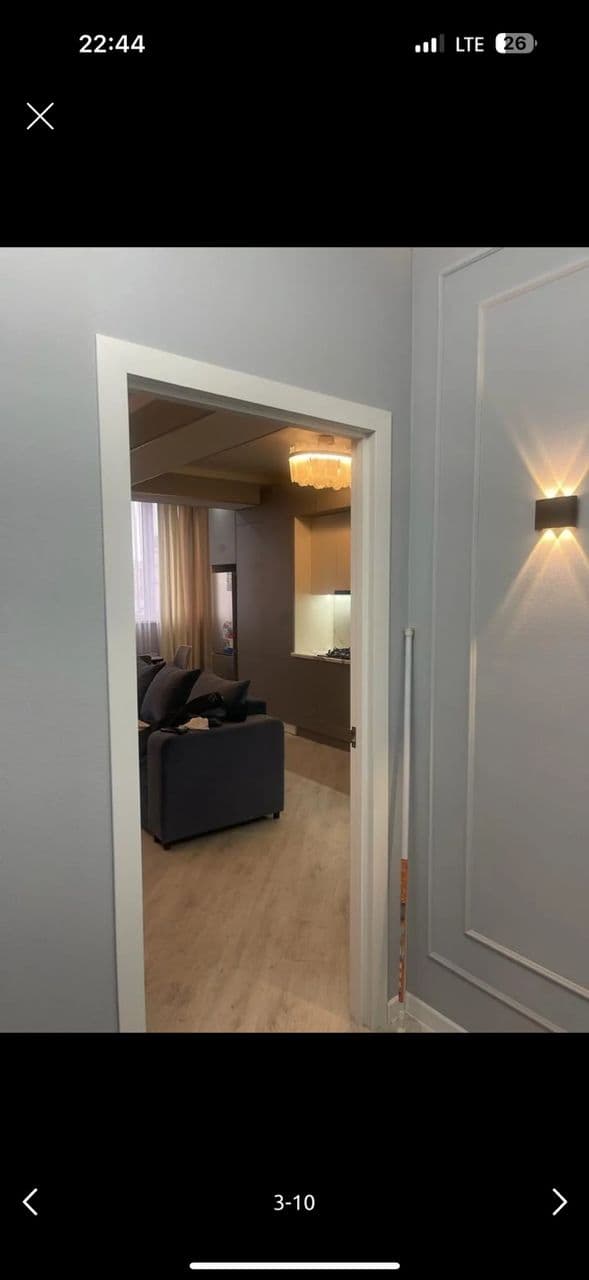 Элитка, 2 ком, 54 м2, этаж 9/10, ж/к Ахунбаева 186, Сост: Евроремонт - фото 3