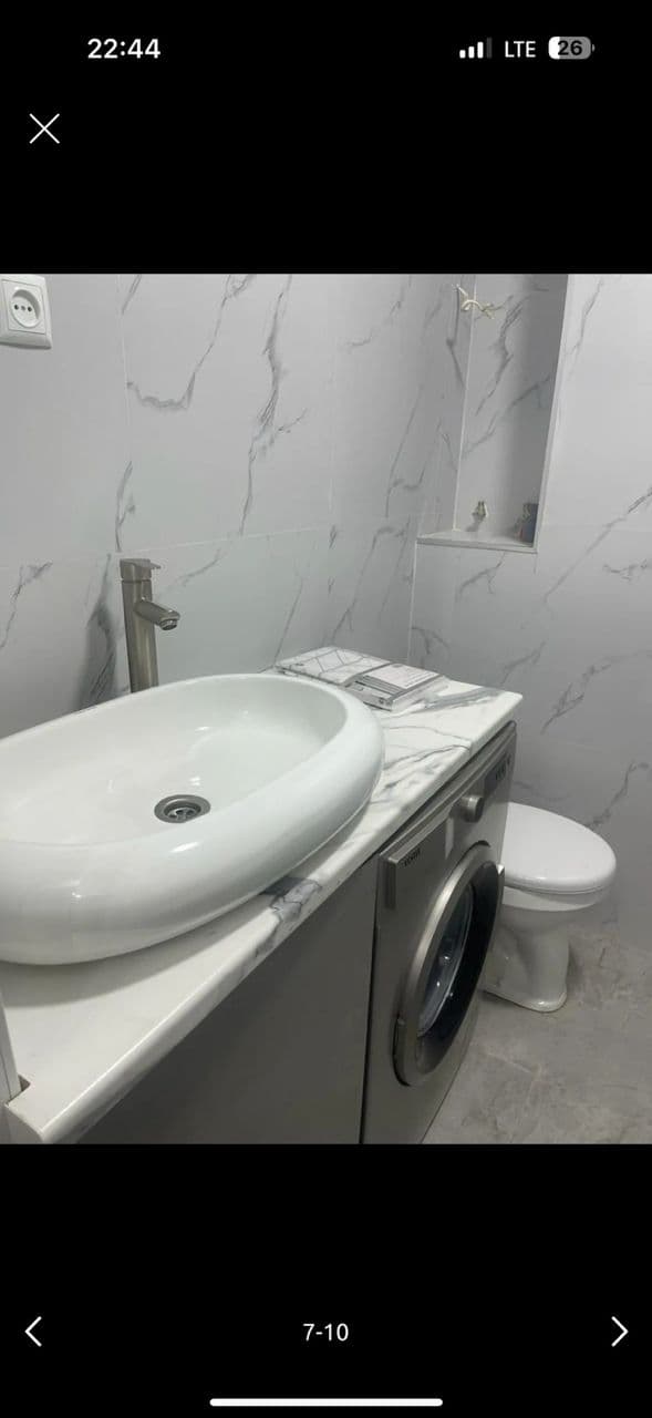 Элитка, 2 ком, 54 м2, этаж 9/10, ж/к Ахунбаева 186, Сост: Евроремонт - фото 9
