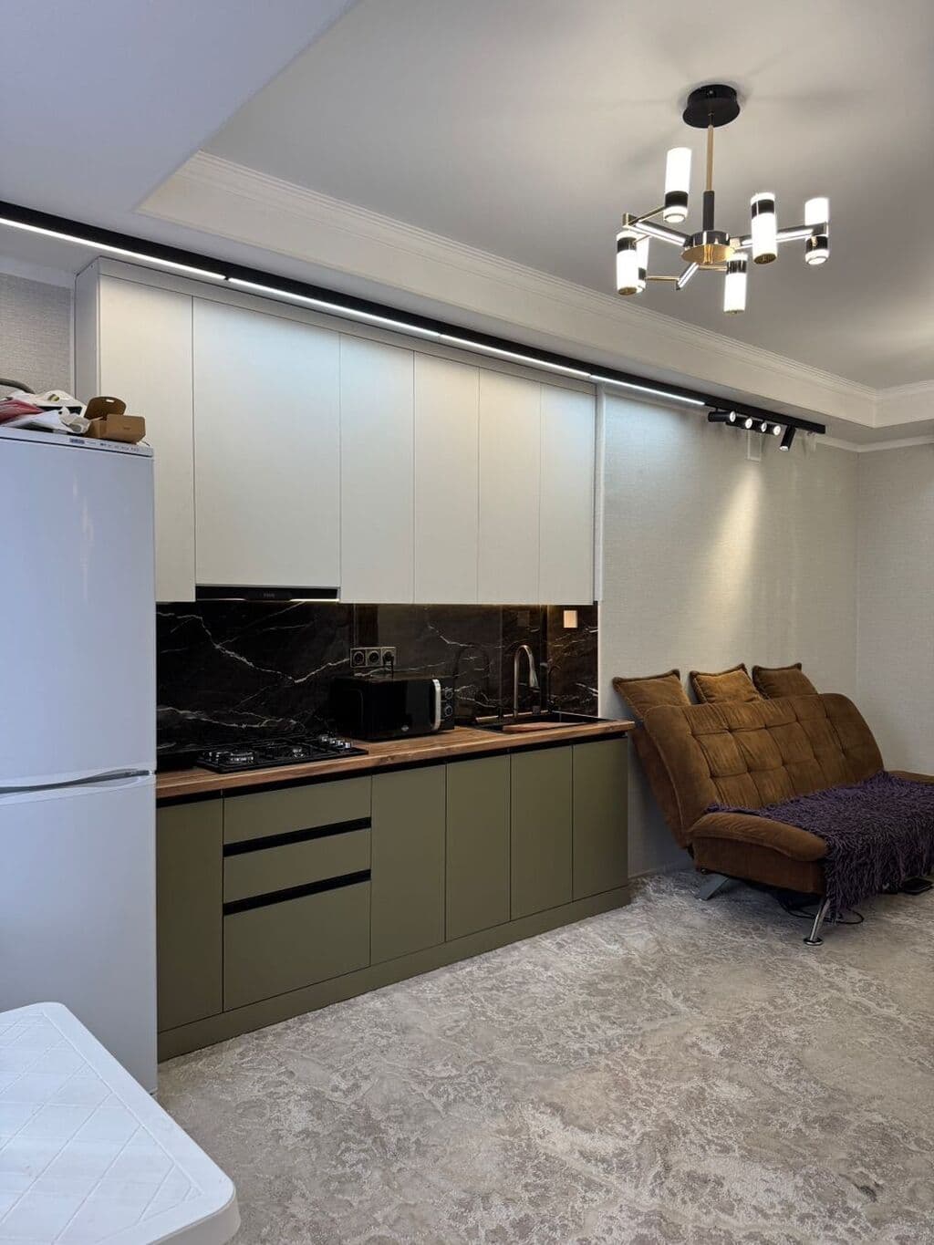 Элитка, 2 ком, 55 м2, этаж 8/9, ж/к Сейтек, Сост: Евроремонт - фото 1