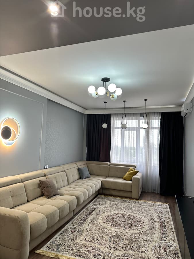 Элитка, 2 ком, 90 м2, этаж 3/14, ж/к ИМАРАТ СТРОЙ (Imarat Stroy), Сост: Евроремонт - фото 1