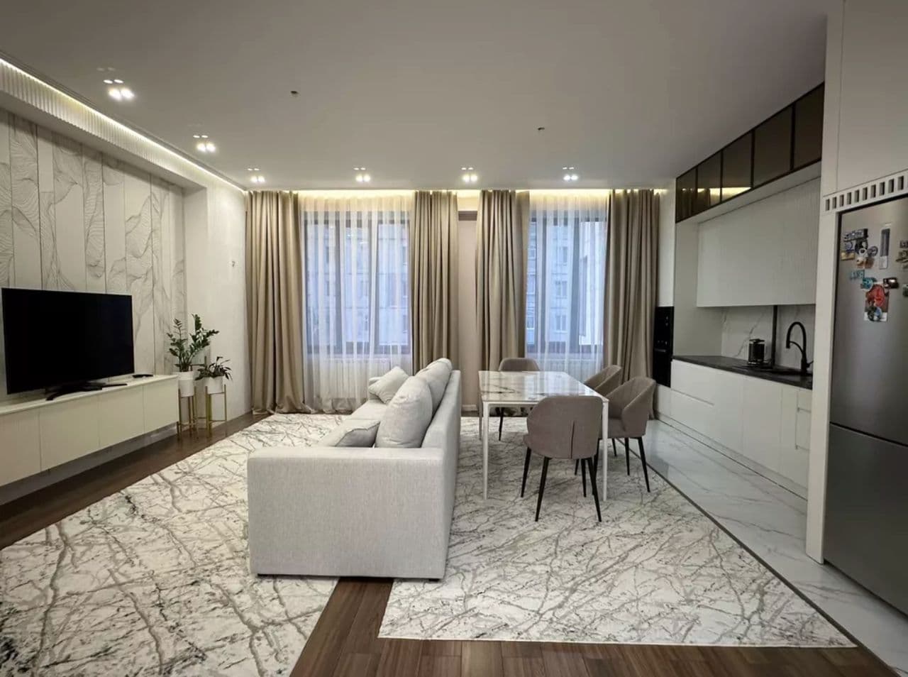 Элитка, 3 ком, 109 м2, этаж 3/12, ж/к ЖК "12th City Residence", Сост: Евроремонт - фото 1