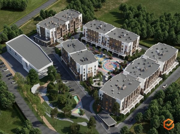 Элитка, 2 ком, 73 м2, этаж 3/4, ж/к ЖК Valencia (Урбан Виллы), Сост: Строящийся ПСО - фото 3