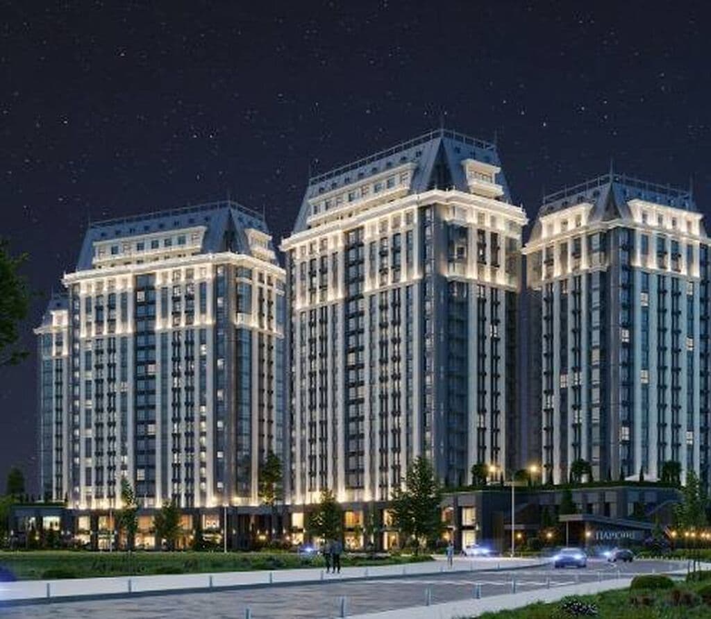 Элитка, 2 ком, 78 м2, этаж 12/17, ж/к Imarat Park Residence, Сост: Строящийся ПСО - фото 2
