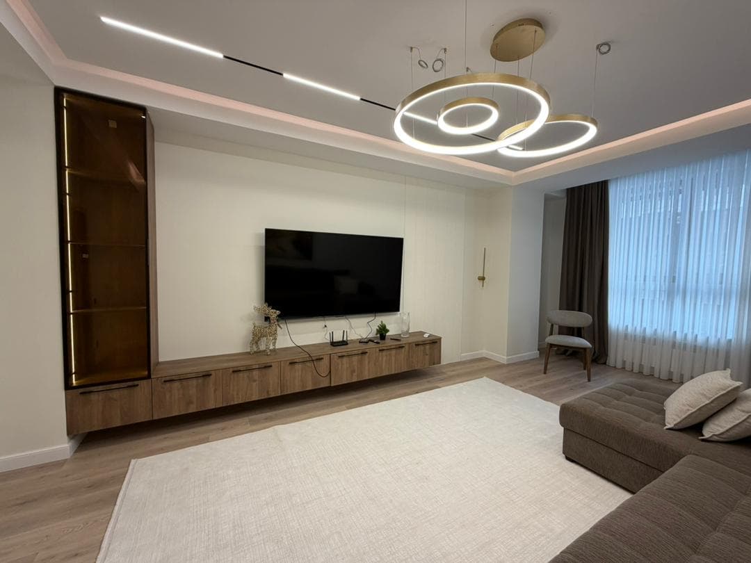 Элитка, 2 ком, 80 м2, этаж 3/14, ж/к Нурзаман Сити (Nurzaman City), Сост: Евроремонт - фото 9