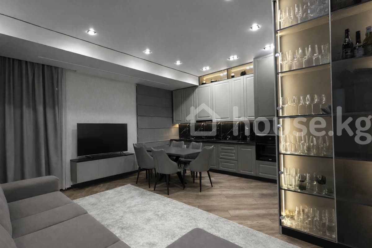 Элитка, 3 ком, 75 м2, этаж 6/14, ж/к Нурзаман Сити (Nurzaman City), Сост: Евроремонт - фото 1