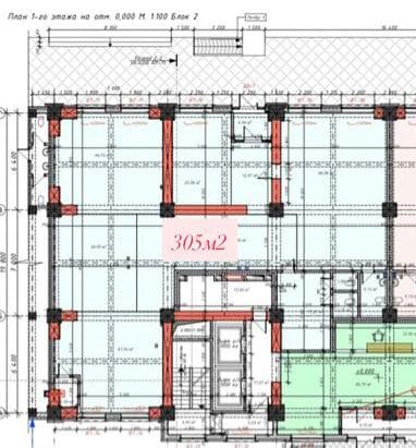 Продажа, Офис, Коммерческая, 305 м2, этаж 1/18, Сост: Сдан ПСО - фото 1