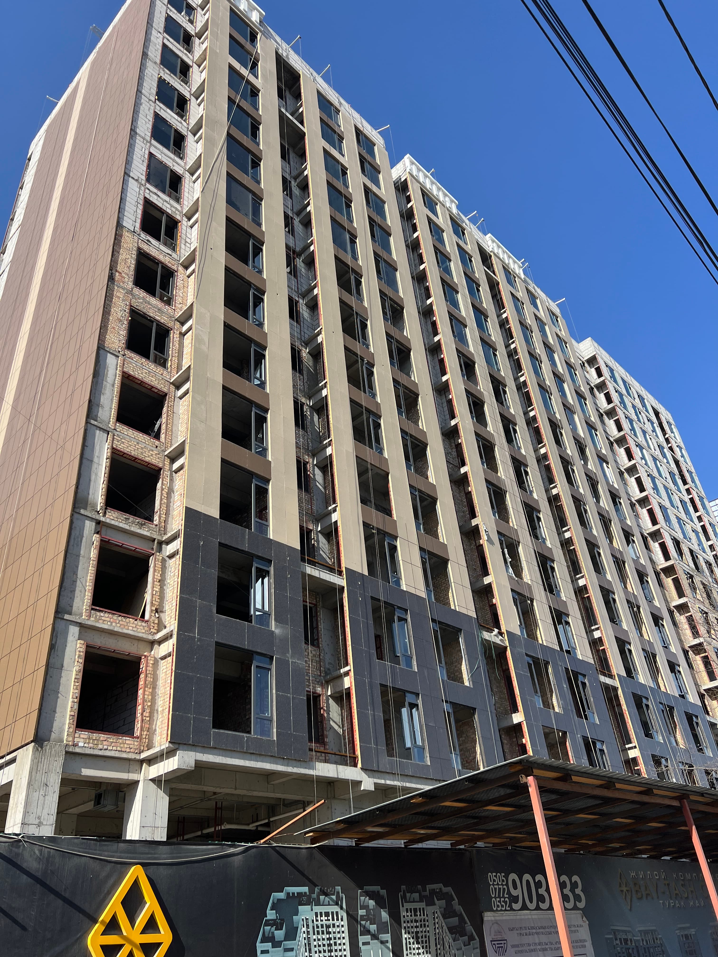 Элитка, 2 ком, 56 м2, этаж 13/15, ж/к БАЙТАШ ГРУПП (Bai Tash Group), Сост: Строящийся ПСО - фото 2
