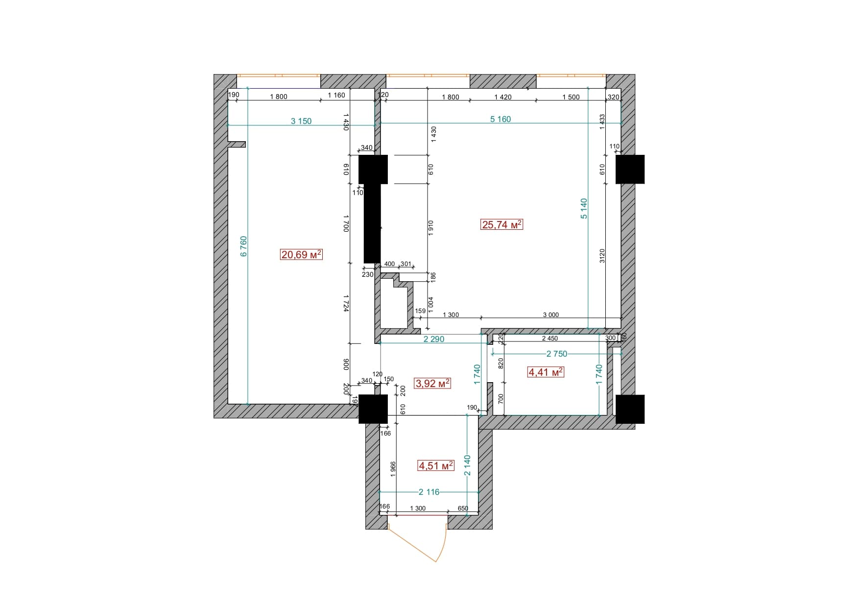 Продажа, Элитка, 2 ком, 59.27 м2, этаж 2/12, ж/к Кап Строй Сити (Capstroy City), Сост: Евроремонт - фото 2
