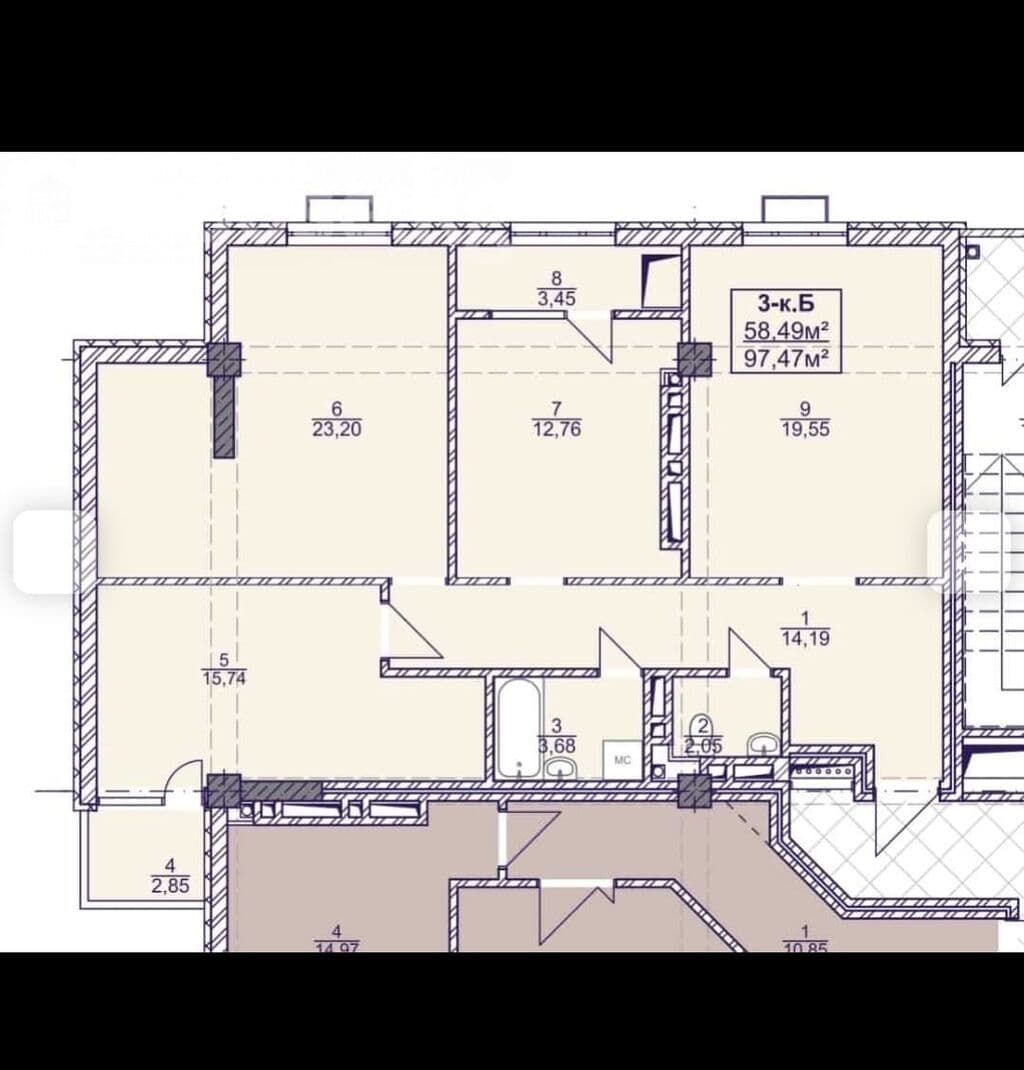 Продажа, Элитка, 3 ком, 98 м2, этаж 7/12, ж/к Семетей (Semetey), Сост: Сдан ПСО - фото 5