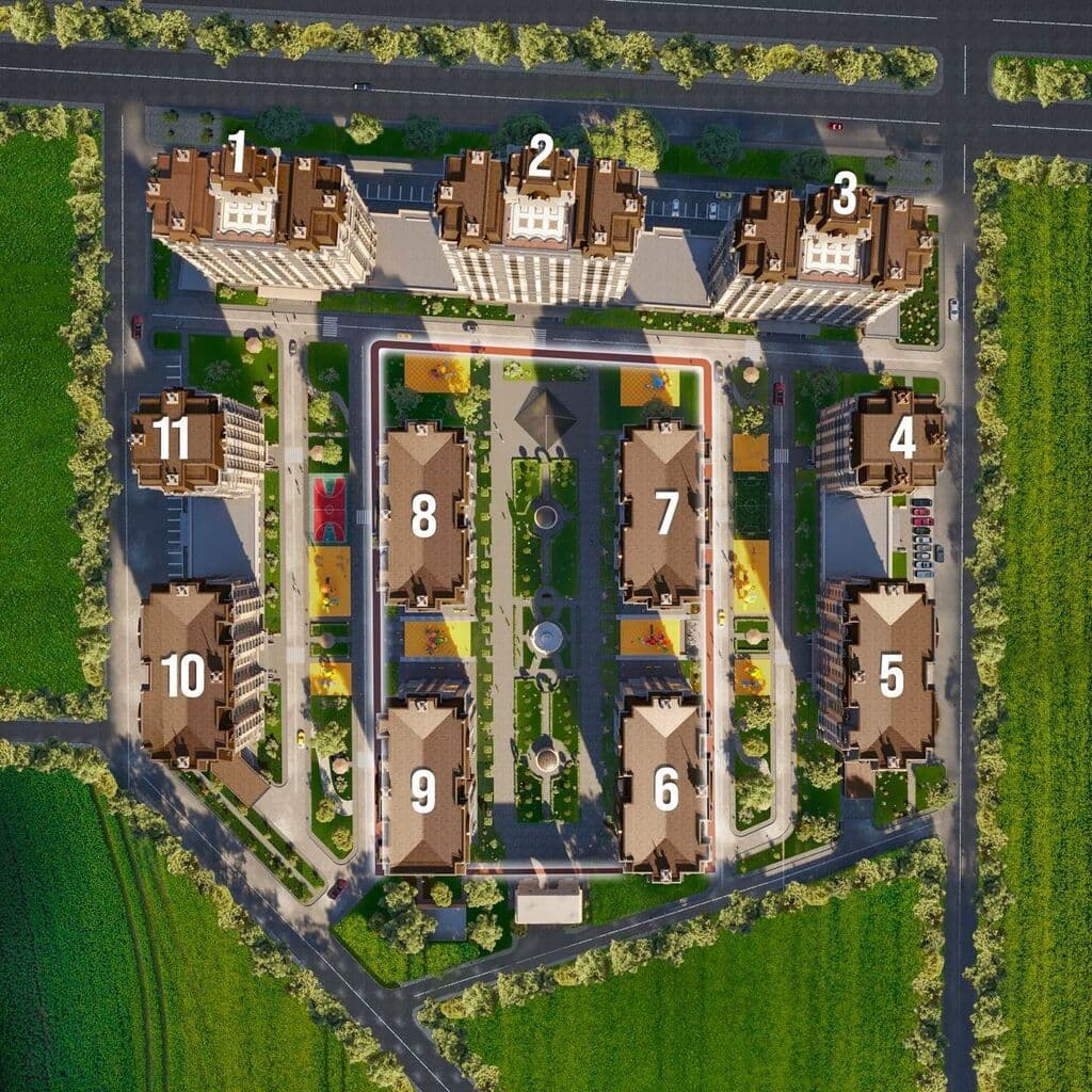 Элитка, 2 ком, 75 м2, этаж 8/10, ж/к Елисейские поля, Сост: Сдан ПСО - фото 2
