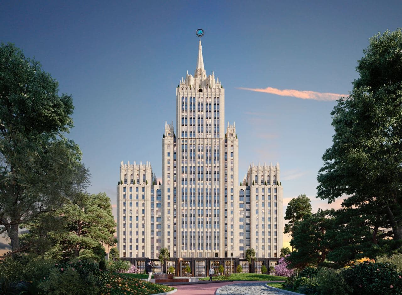 Элитка, 4 ком, 164.8 м2, этаж 9/22, ж/к ЖК Москва(22этажей Манаса/Рыскулова), Сост: Сдан ПСО - фото 1