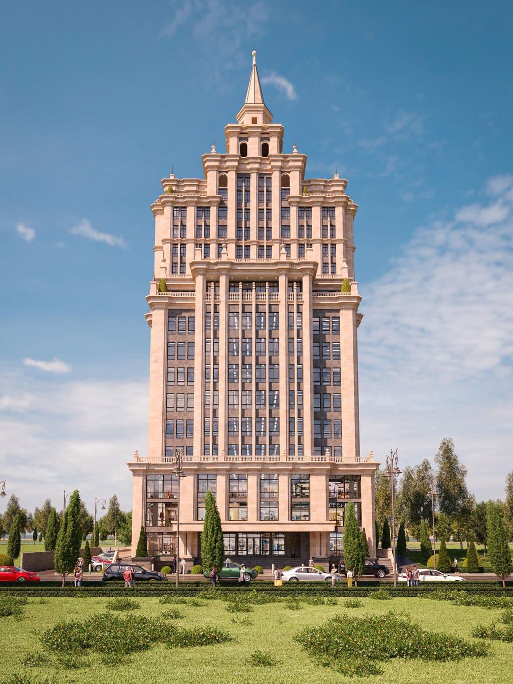 Продажа, Элитка, 3 ком, 74 м2, этаж 16/18, ж/к Atmos (Атмос), Сост: Строящийся ПСО - фото 1