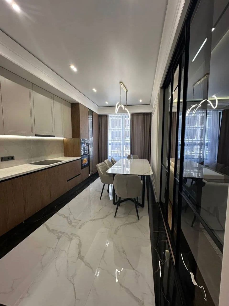 Продажа, Элитка, 3 ком, 105 м2, этаж 8/14, ж/к Нурзаман Сити (Nurzaman City), Сост: Евроремонт - фото 8