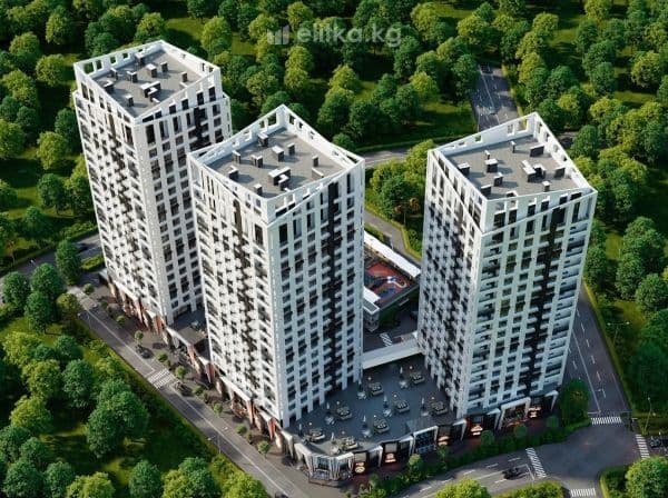 Продажа, Элитка, 3 ком, 101.84 м2, этаж 13/20, ж/к Эмарк Резиденс, Сост: Строящийся ПСО - фото 3