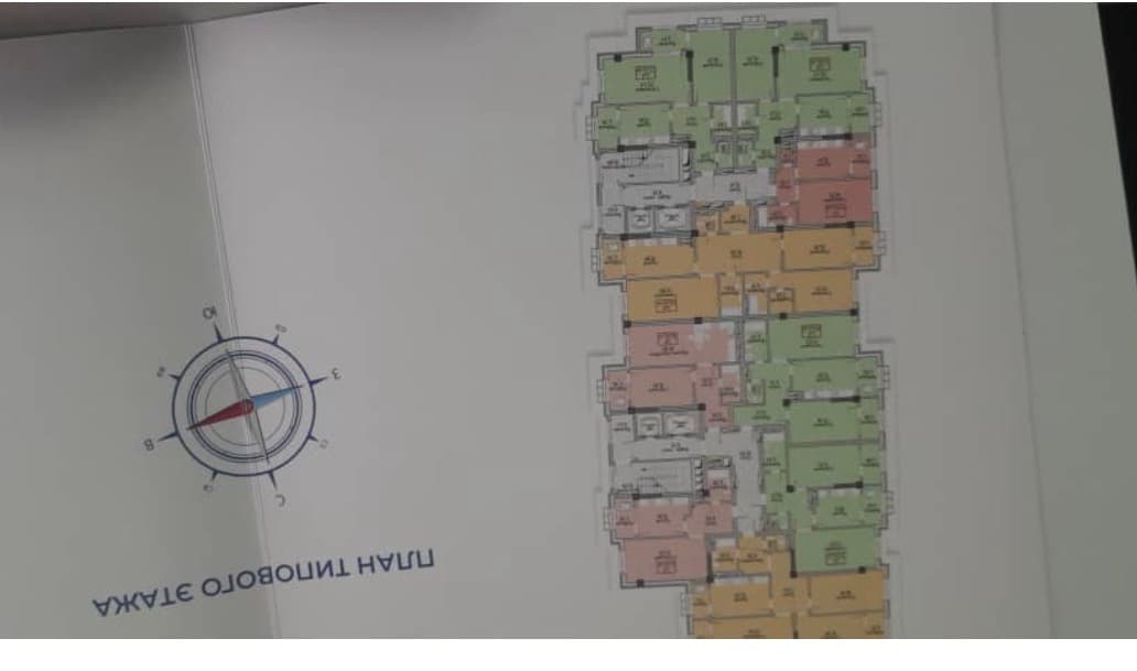 Элитка, 2 ком, 60 м2, этаж 3/14, ж/к КапСтрой Кж (CAPSTROY KG), Сост: Сдан ПСО - фото 3