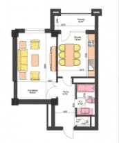 Продажа, Элитка, 1 ком, 48 м2, этаж 6/17, Сост: Сдан ПСО - фото 5