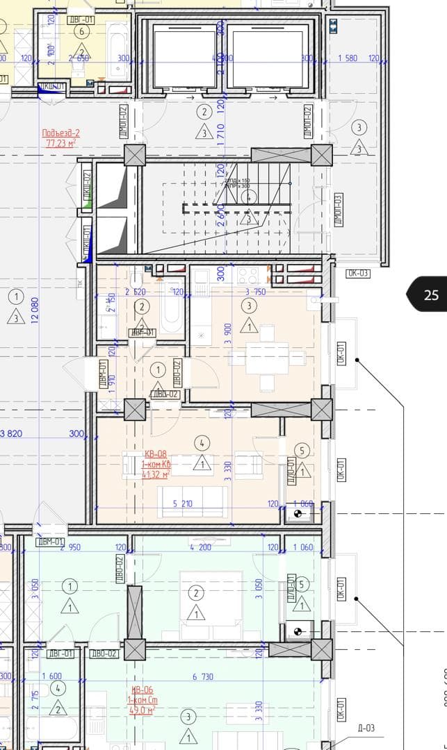 Продажа, Элитка, 1 ком, 41 м2, этаж 11/14, ж/к Пишпек (Pishpek), Сост: Евроремонт - фото 10