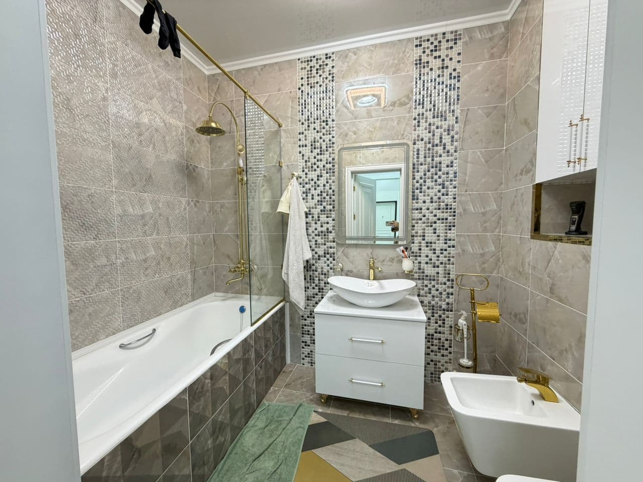 Элитка, 4 ком, 173 м2, этаж 12/14, ж/к Асанбай Сити (Asanbay City), Сост: Евроремонт - фото 9