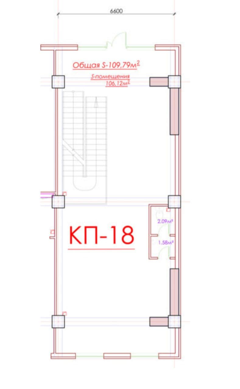 Офис, Коммерческая, 456 м2, этаж 1/12, Сост: Сдан ПСО - фото 11