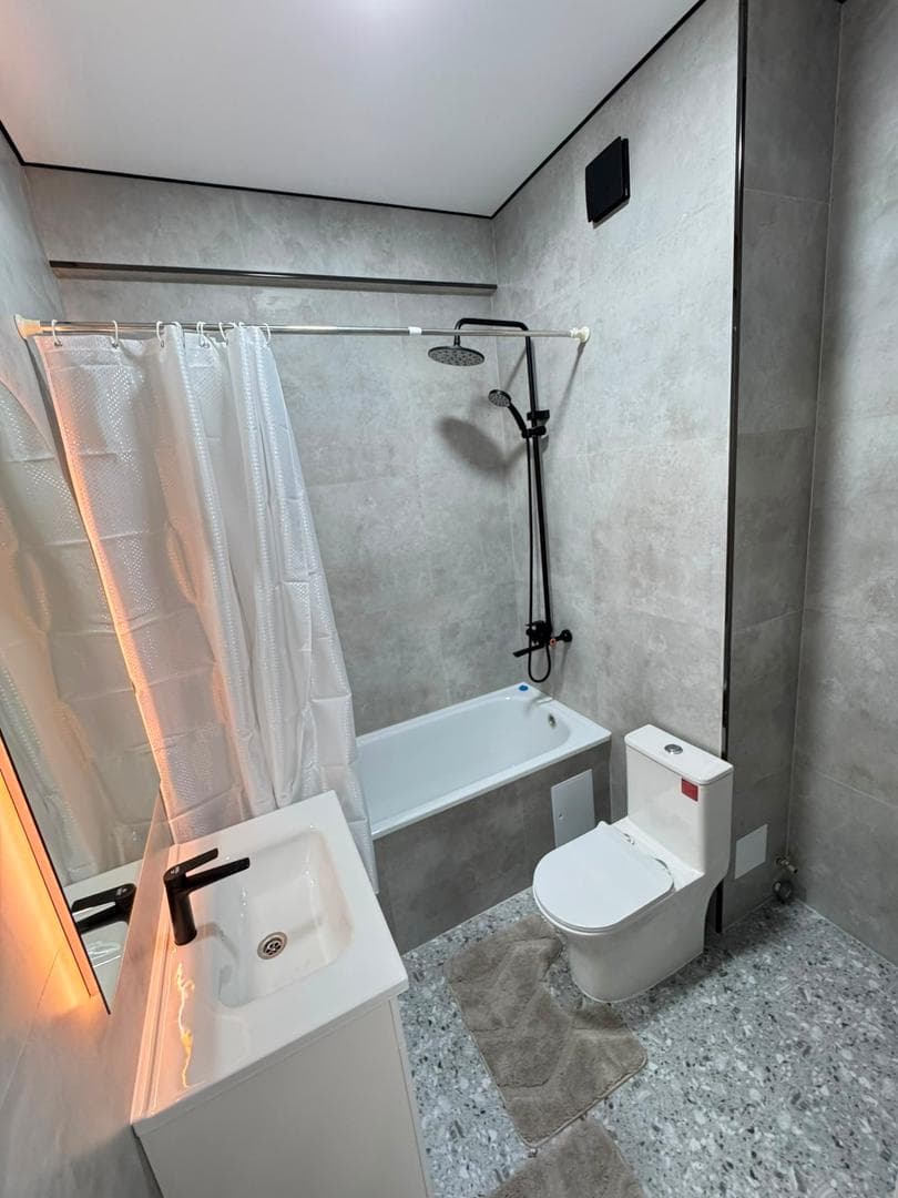 Элитка, 1 ком, 40 м2, этаж 2/12, ж/к ЖД Ак Бермет, Сост: Евроремонт - фото 8