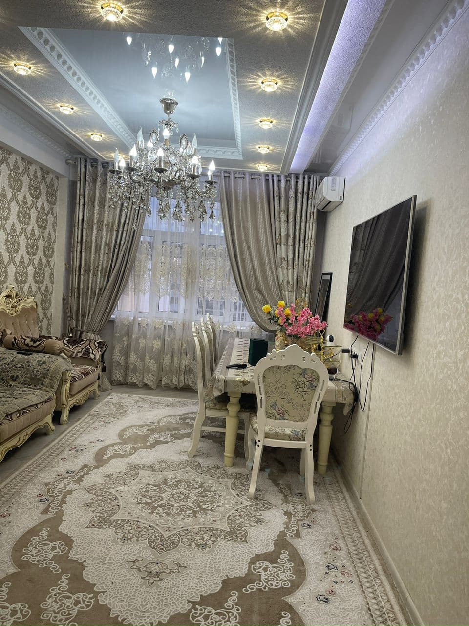 Аренда, Элитка, 2 ком, 80 м2, этаж 5/11, ж/к Ахунбаева 67, Сост: Евроремонт - фото 4
