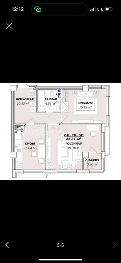 Продажа, Элитка, 2 ком, 64 м2, этаж 13/14, ж/к Асман Резиденс (Asman Residence), Сост: Сдан ПСО - фото 2