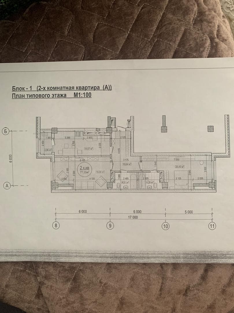 Продажа, Элитка, 2 ком, 77 м2, этаж 5/12, ж/к Атлантис-2 (Atlantis-2), Сост: Строящийся ПСО - фото 2