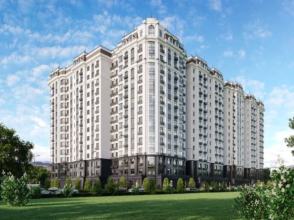 Продажа, Элитка, 1 ком, 52 м2, этаж 13/14, ж/к Ала-Тоо (Ala-Too), Сост: Строящийся ПСО - фото 1