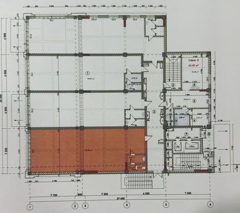 Магазин, Коммерческая, 131 м2, этаж 2/11, Сост: Без ремонта - фото 2