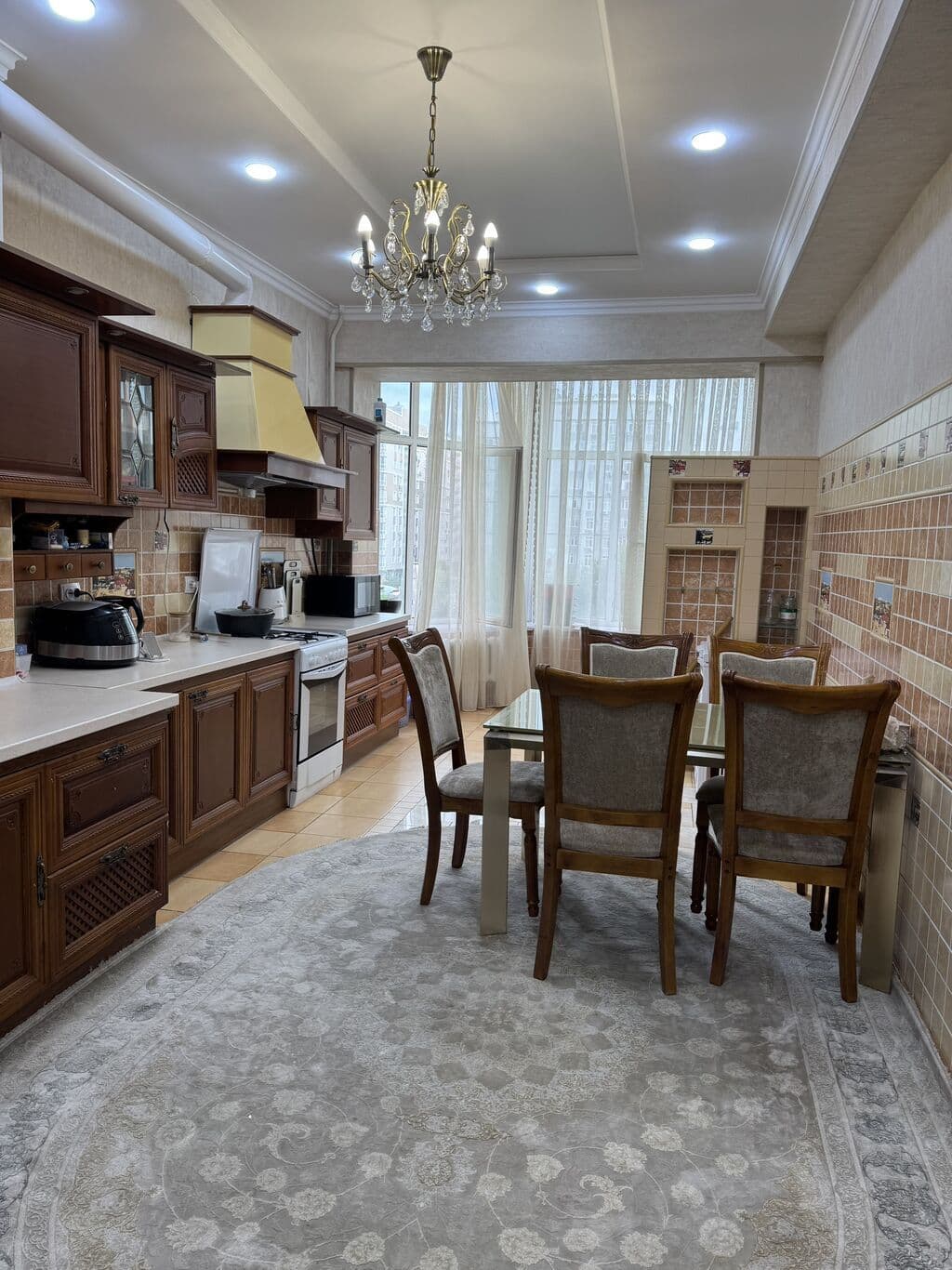 Элитка, 4 ком, 170 м2, этаж 5/9, ж/к Жилой дом "Манас", Сост: Евроремонт - фото 15