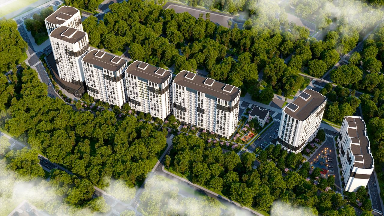 Элитка, 3 ком, 89 м2, этаж 17/18, ж/к Элиф Гарден/Elif Garden, Сост: Строящийся ПСО - фото 3