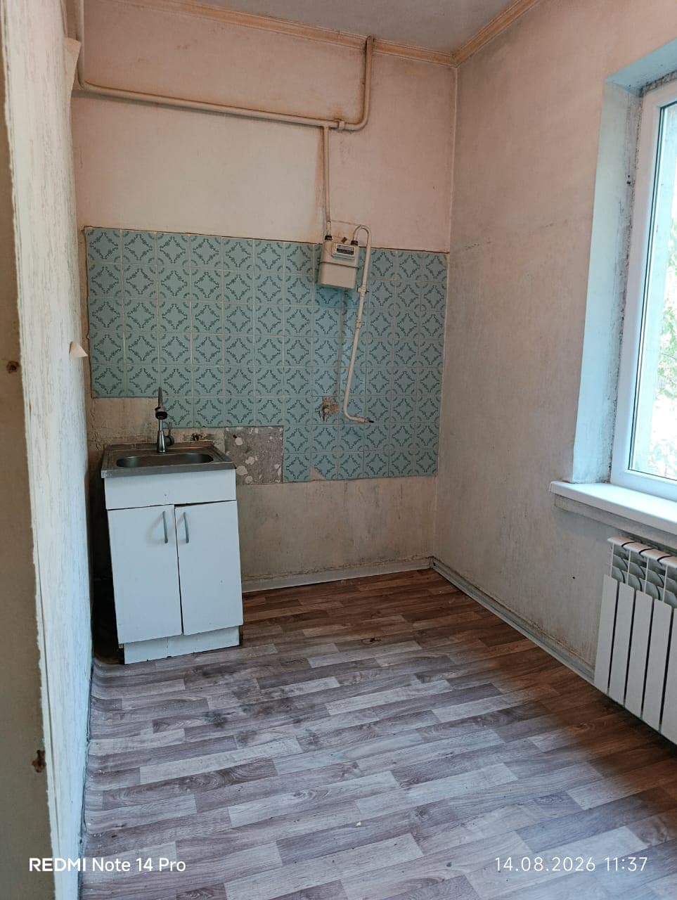 Продажа, 105 серия, 1 ком, 35 м2, этаж 1/5, Сост: Без ремонта - фото 6