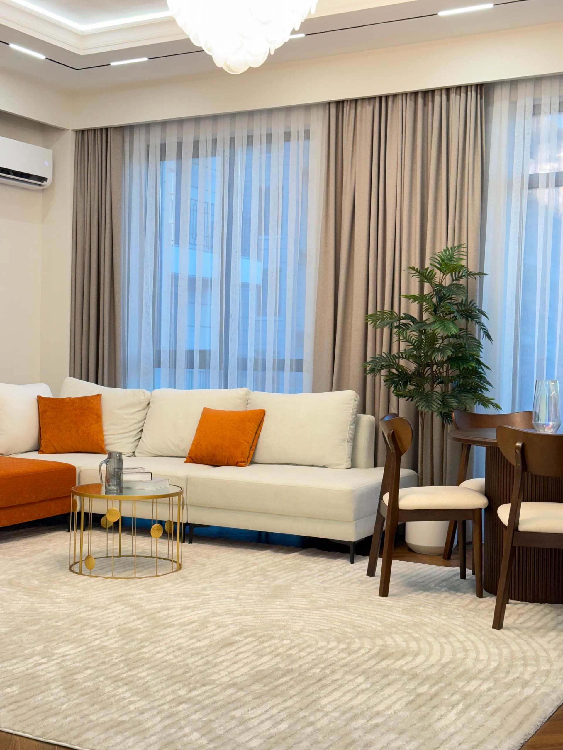 Элитка, 3 ком, 92 м2, этаж 4/8, ж/к ORTOSAY VILLAGE, Сост: Евроремонт - фото 1