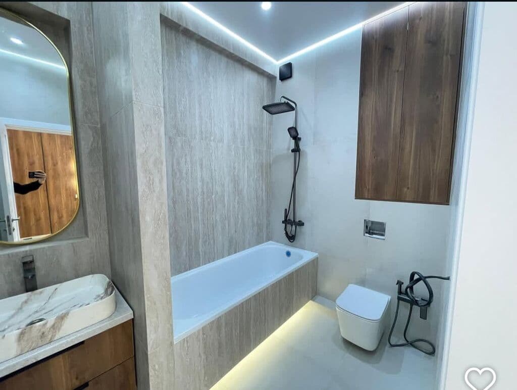 Аренда, Элитка, 3 ком, 130 м2, этаж 7/13, ж/к Нурзаман Сити (Nurzaman City), Сост: Евроремонт - фото 9