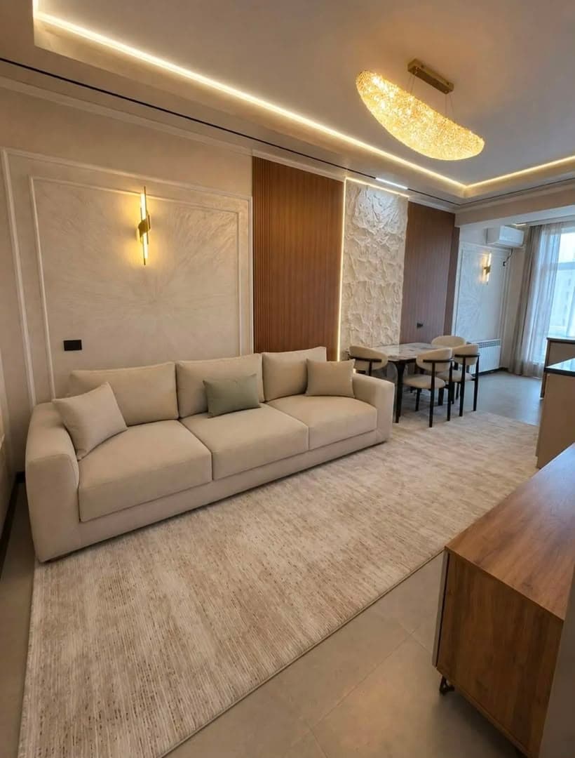 Элитка, 3 ком, 85 м2, этаж 7/16, ж/к Aalam City, Сост: Евроремонт - фото 1