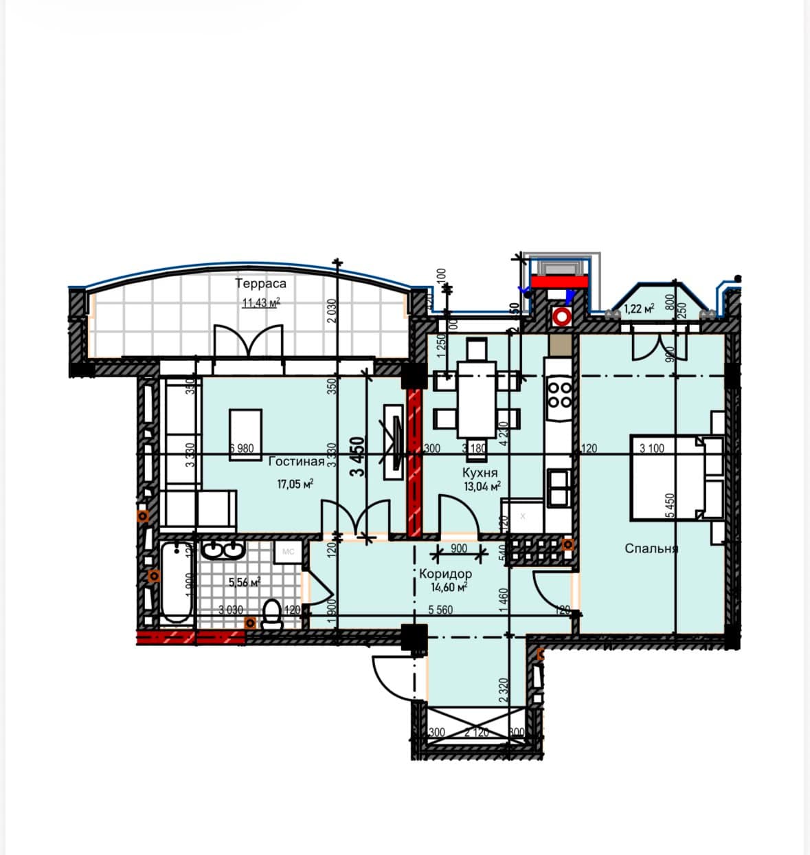 Элитка, 2 ком, 85 м2, этаж 2/3, ж/к Royal Yard, Сост: Сдан ПСО - фото 1