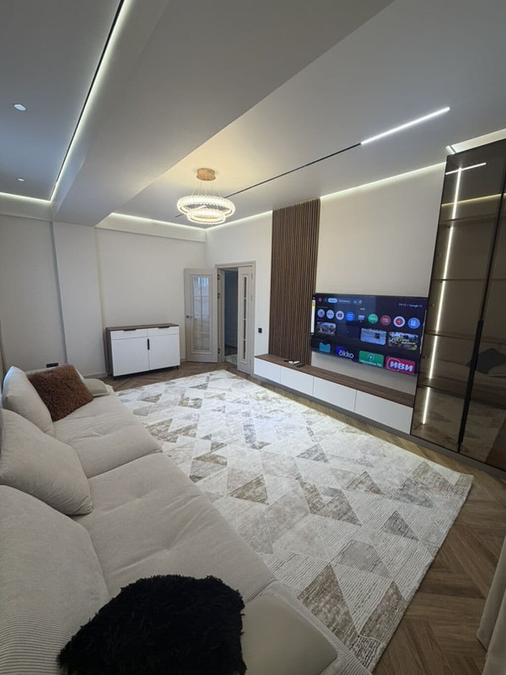Элитка, 3 ком, 95 м2, этаж 3/9, ж/к Сейтек, Сост: Евроремонт - фото 4