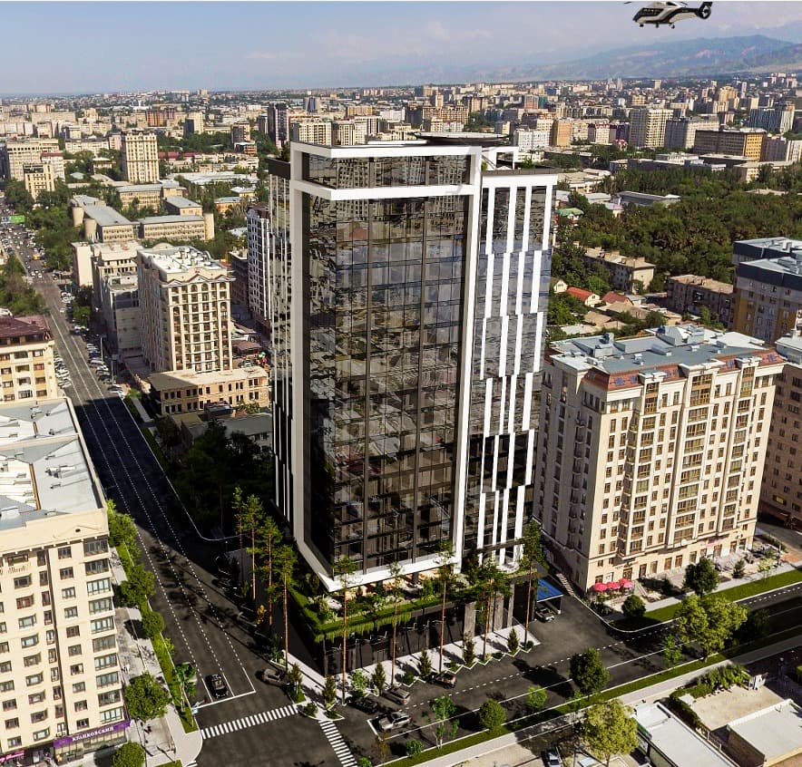 Элитка, 97 м2, этаж 15/23, ж/к Borsan Residents (Борсан Резиденс), Сост: Строящийся ПСО - фото 1
