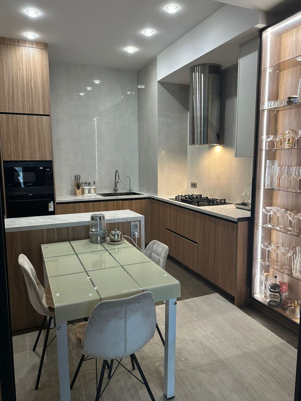 Элитка, 3 ком, 129 м2, этаж 8/14, ж/к Оптима Резиденс (Optima Residence), Сост: Евроремонт - фото 12