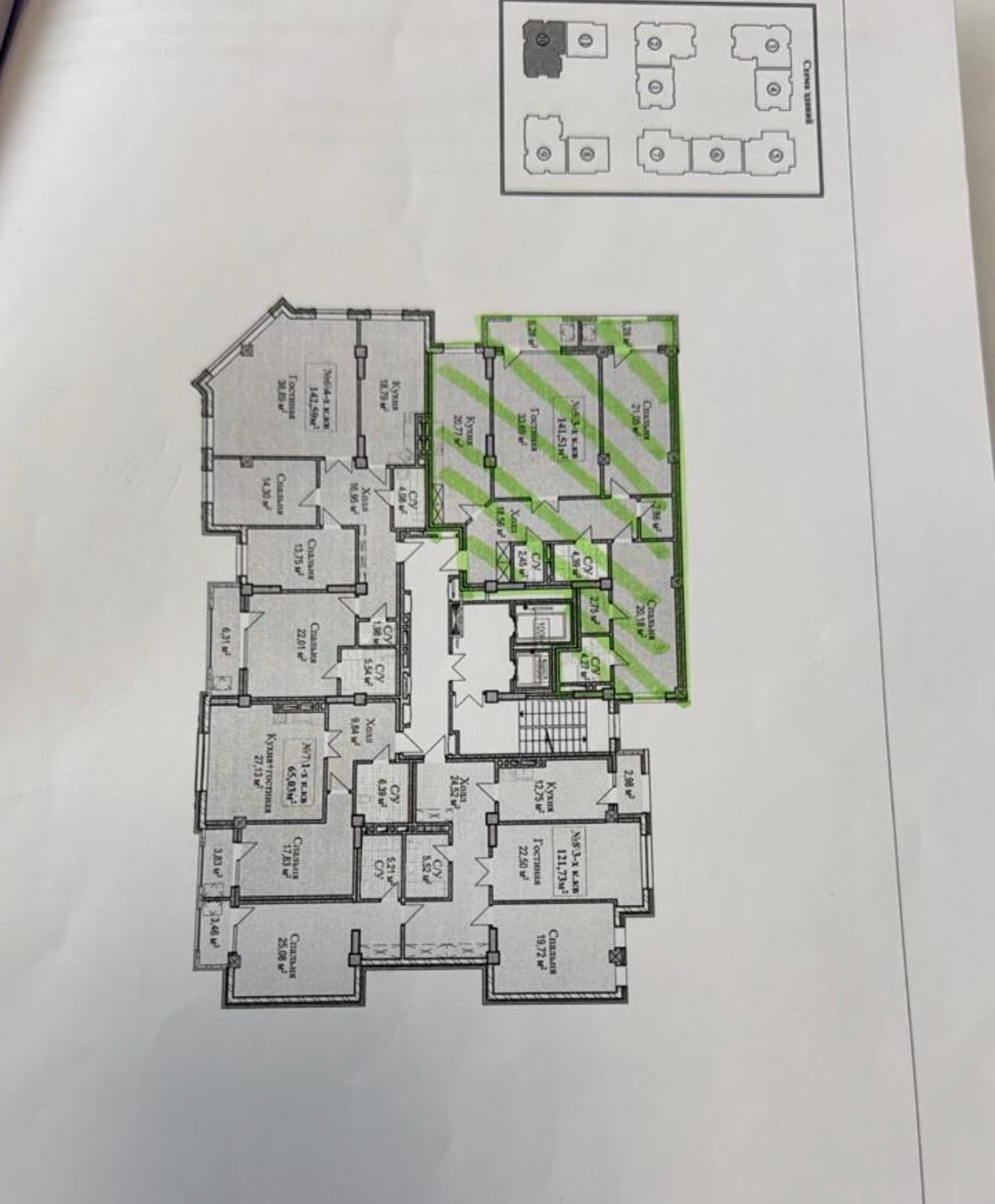 Продажа, Элитка, 3 ком, 141 м2, этаж 11/14, ж/к Роял(Royal), Сост: Сдан ПСО - фото 3